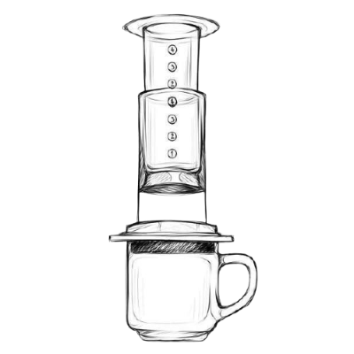 エアロプレス器具イメージ